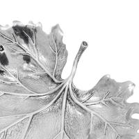 A Buccellati Silver Maple Leaf Form Dish