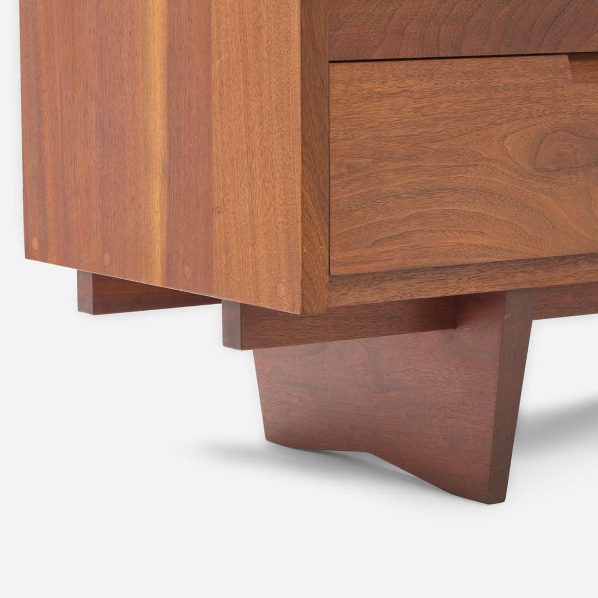 George Nakashima (American, 1905-1990) Special Triple Chest of Drawers, New Hope, Pennsylvania, 1962
