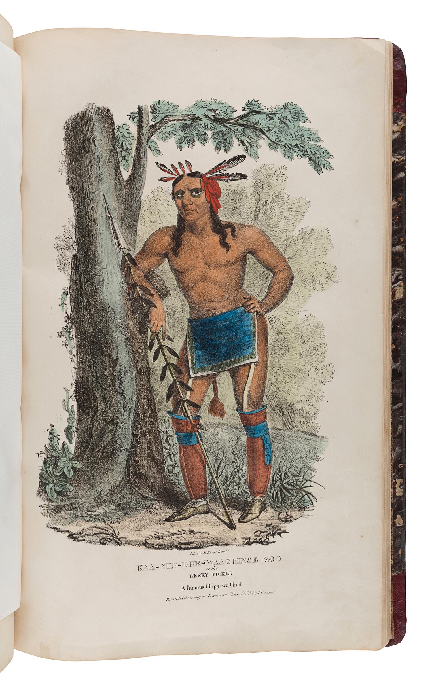 LEWIS, James Otto (1799-1858). [ Aboriginal Port Folio . Philadelphia: Published by the Author, 1835-1836].