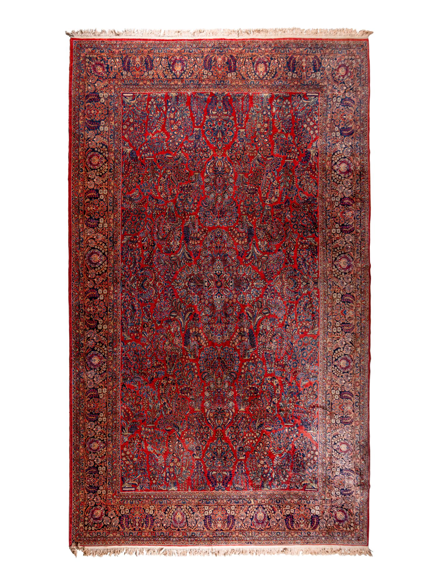 A Sarouk Wool Rug