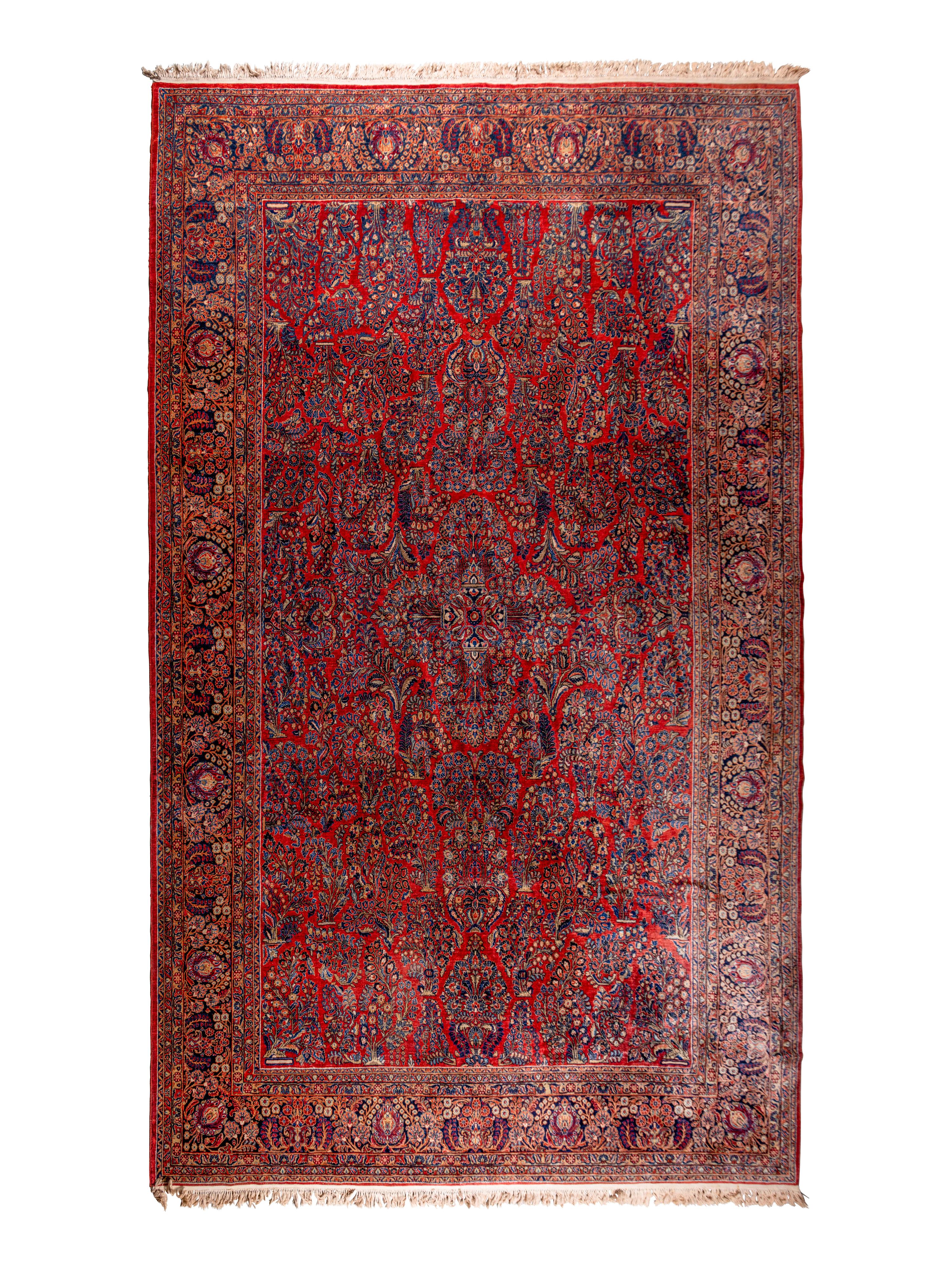 A Sarouk Wool Rug