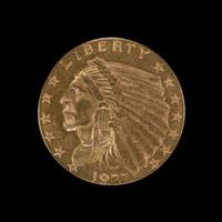 A United States 1927 Indian Head $2.50 Gold Coin