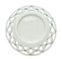 A Worcester Porcelain Reticulated Basket
