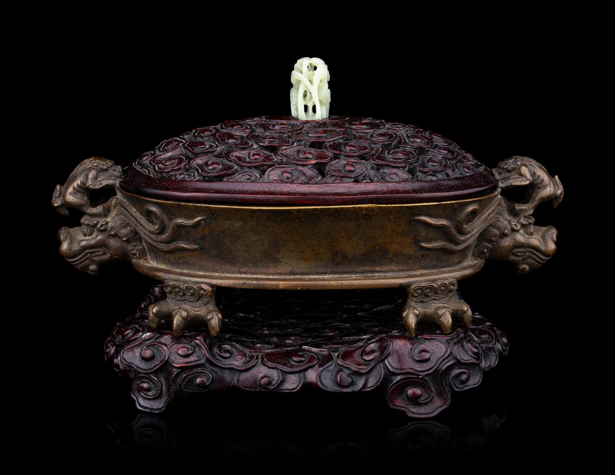A Chinese Bronze Incense Burner