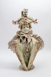 A Riessner, Stellmacher and Kessel Amphora Porcelain Works Bust Height 20 inches. — 19TH/20TH CENTURY