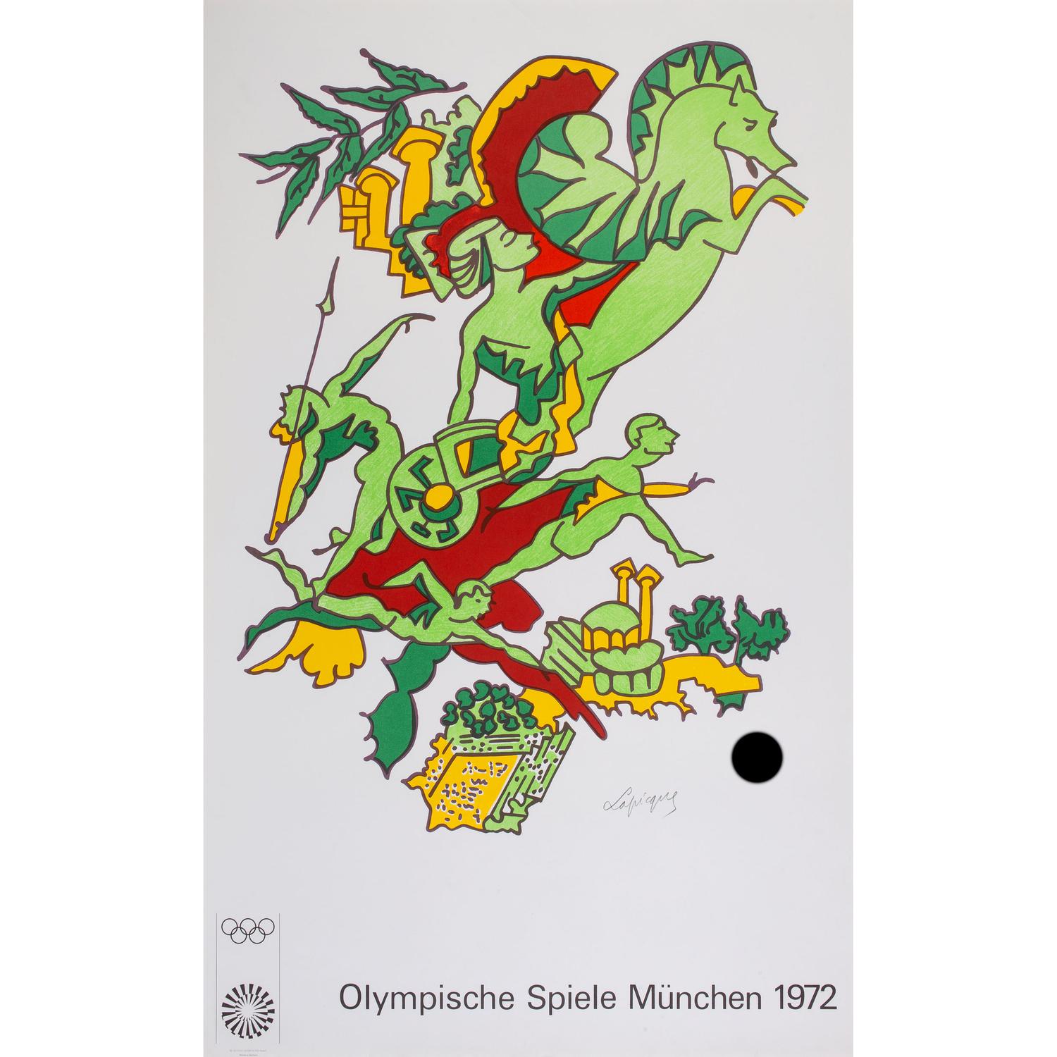 Five Exhibition Posters for the 1972 Munich Olympics