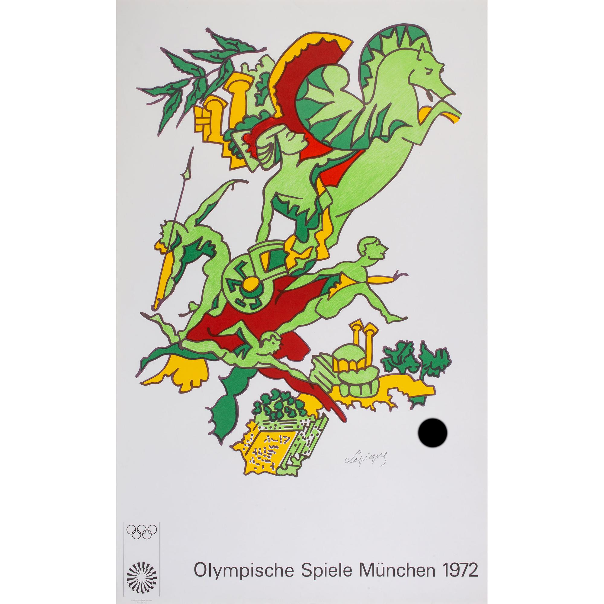 Five Exhibition Posters for the 1972 Munich Olympics