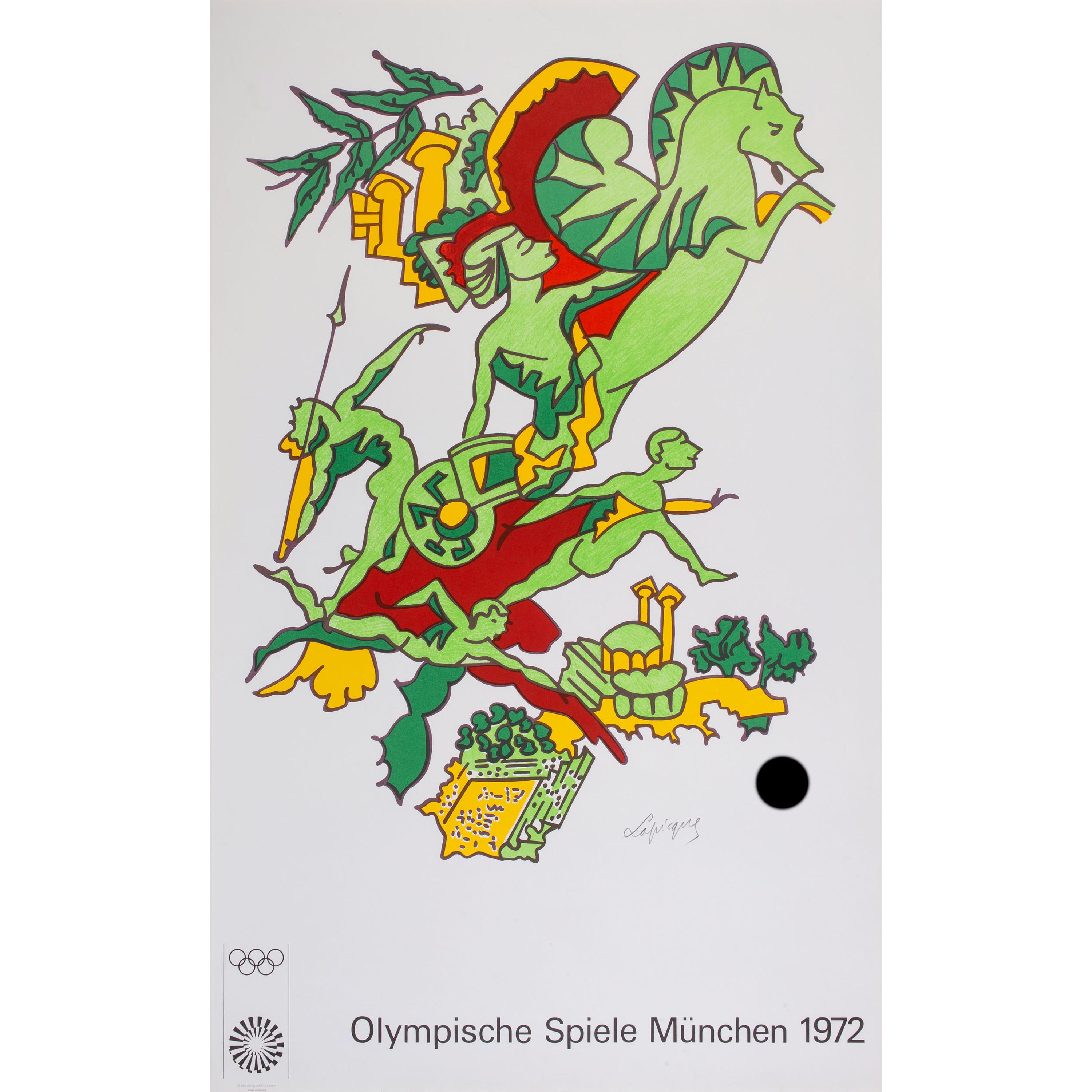 Five Exhibition Posters for the 1972 Munich Olympics