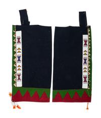 Blackfeet Beaded Wool Leggings