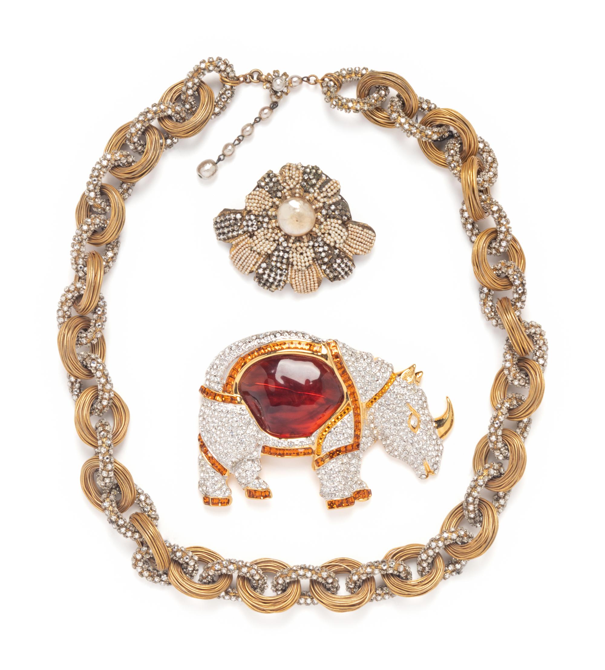 Three Pieces of Designer Costume Jewelry