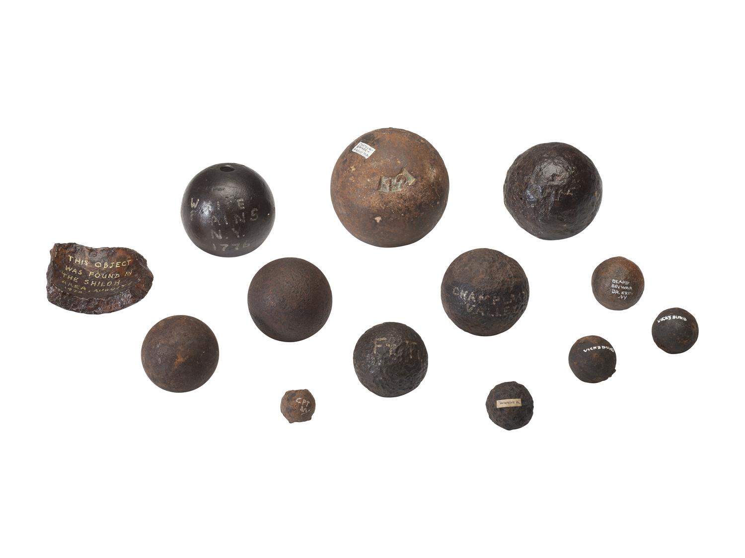 [MILITARIA]. Large collection of excavated relics, many from Civil War battlefields.