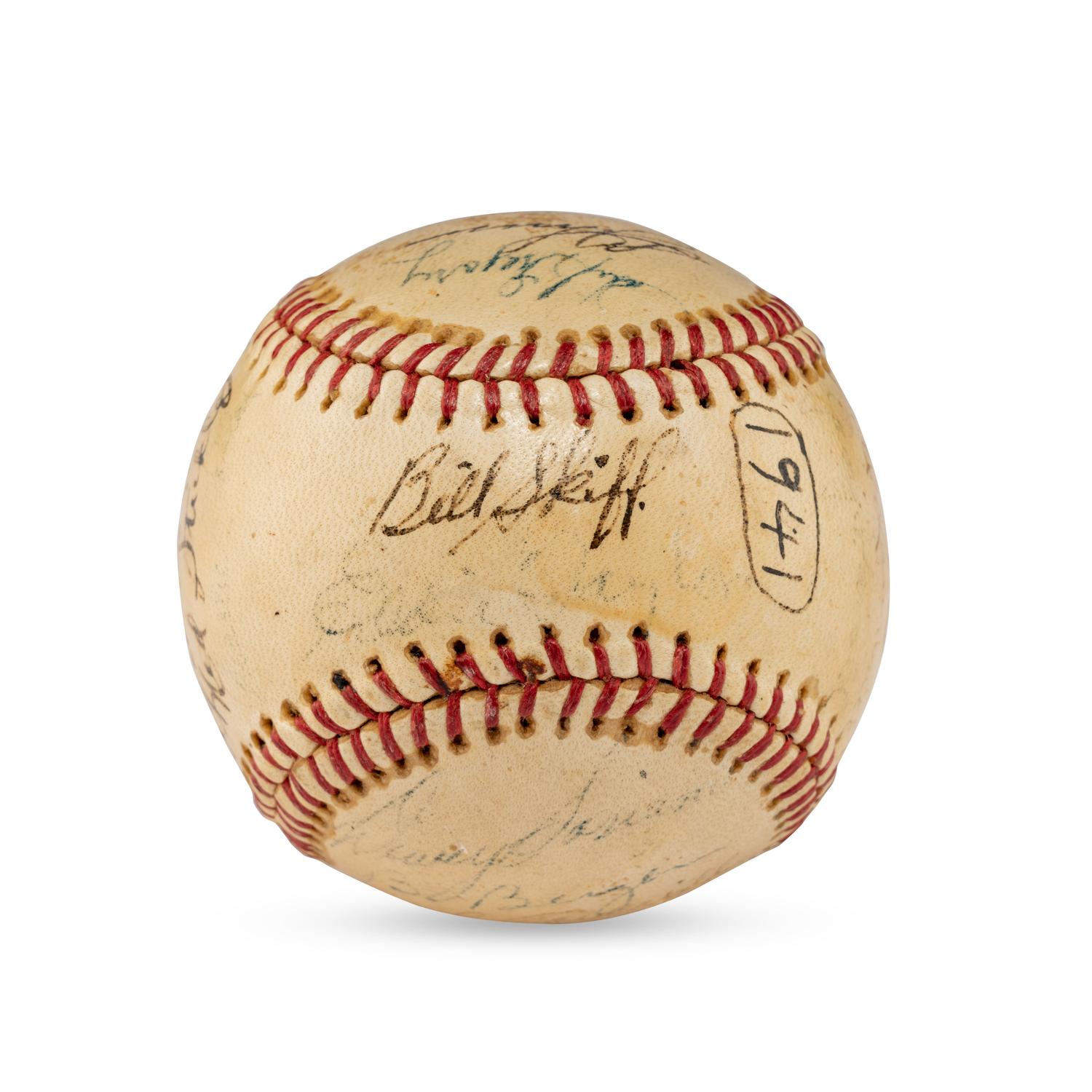 A 1941 Seattle Rainers Team Signed Autograph Baseball