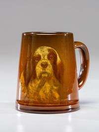 Standard Glaze Mug with Dog, 1933