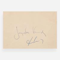 [Presidential] Kennedy, John F., and Jacqueline Kennedy Mini-Archive from the 1960 Presidential Campaign