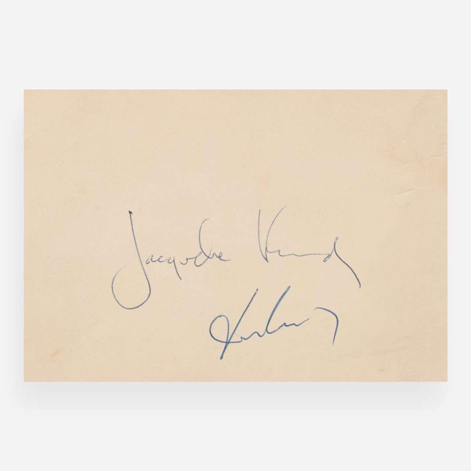 [Presidential] Kennedy, John F., and Jacqueline Kennedy Mini-Archive from the 1960 Presidential Campaign
