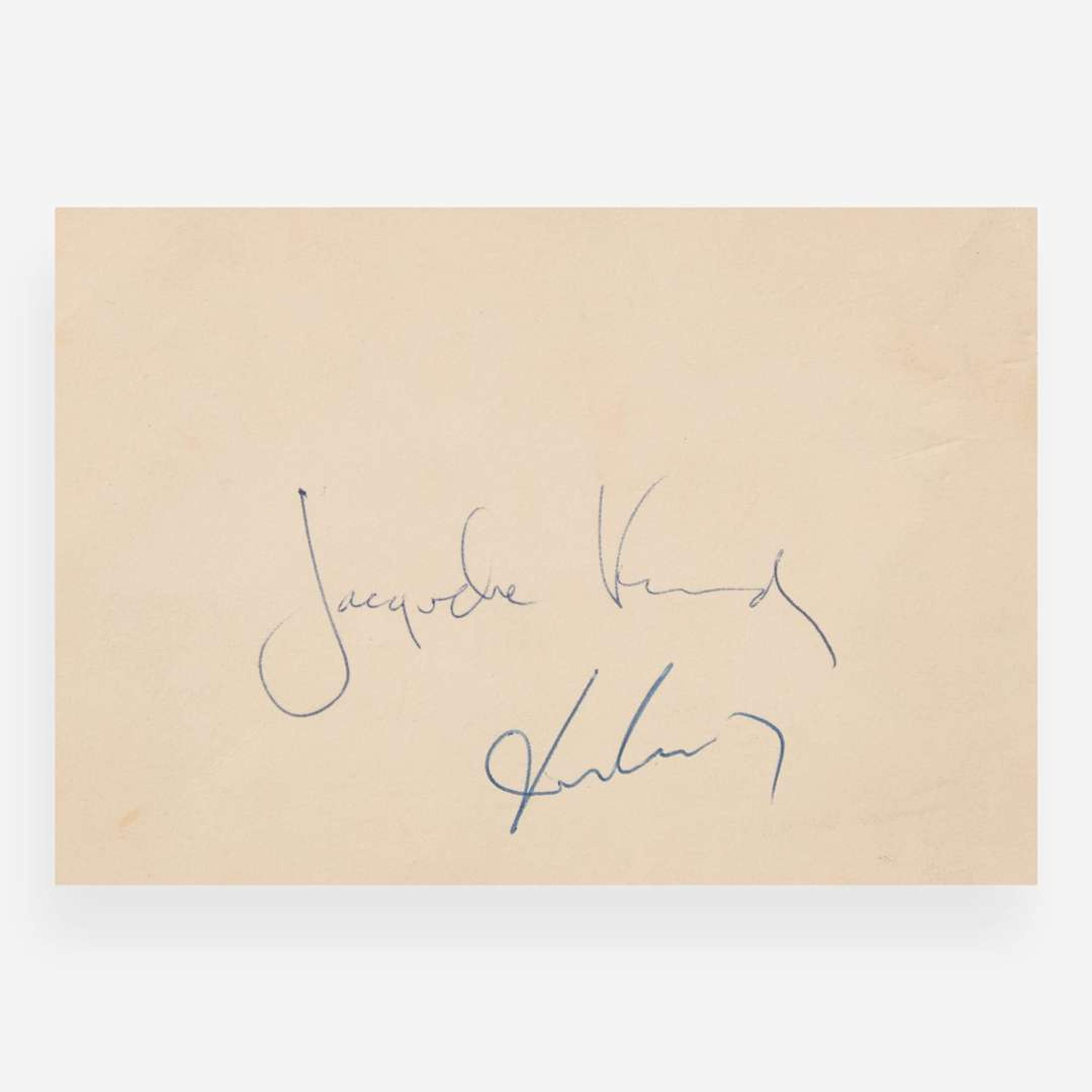 [Presidential] Kennedy, John F., and Jacqueline Kennedy Mini-Archive from the 1960 Presidential Campaign