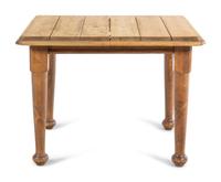 A Rustic Pine Table