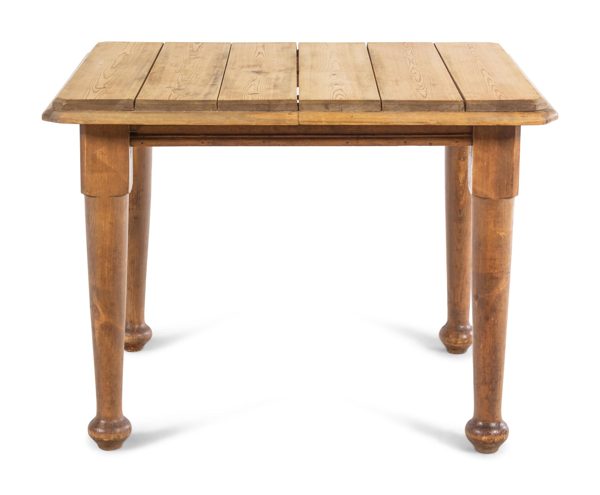 A Rustic Pine Table