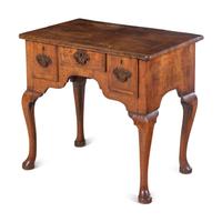 A George I Walnut Veneered Dressing Table