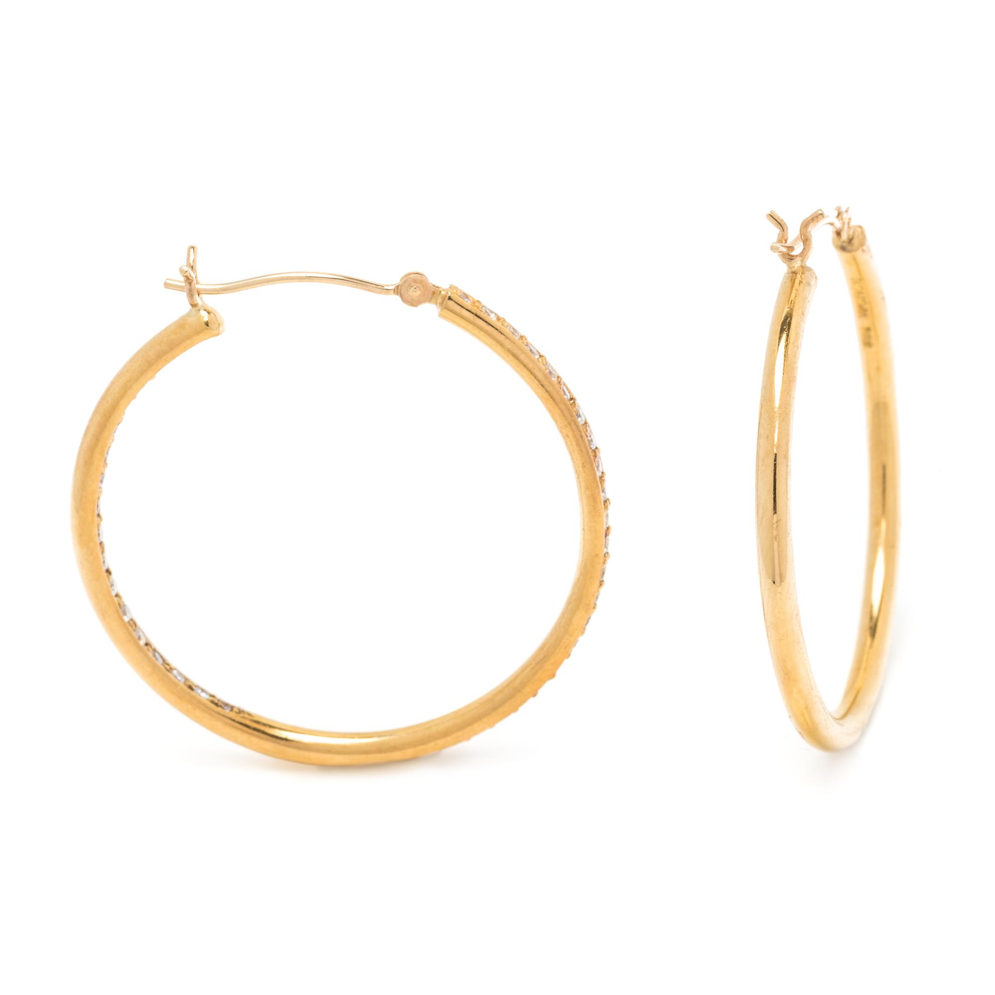 DIAMOND HOOP EARRINGS