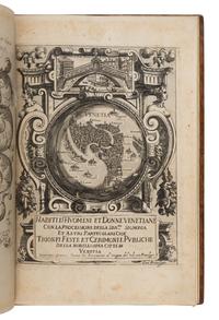 Franco, Giacomo (1550-1620). Habiti d'huomeni et donne venetiane . [Venice, 1610].