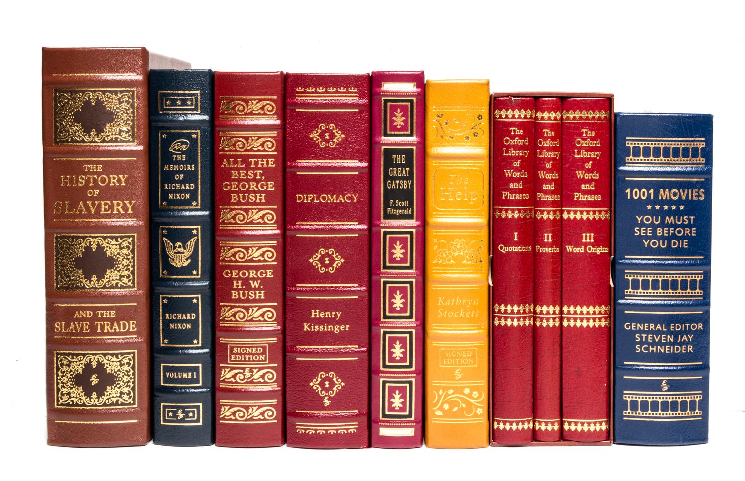(EASTON PRESS) 30 vols., including 5 signesd. Norwalk, CT, various dates.