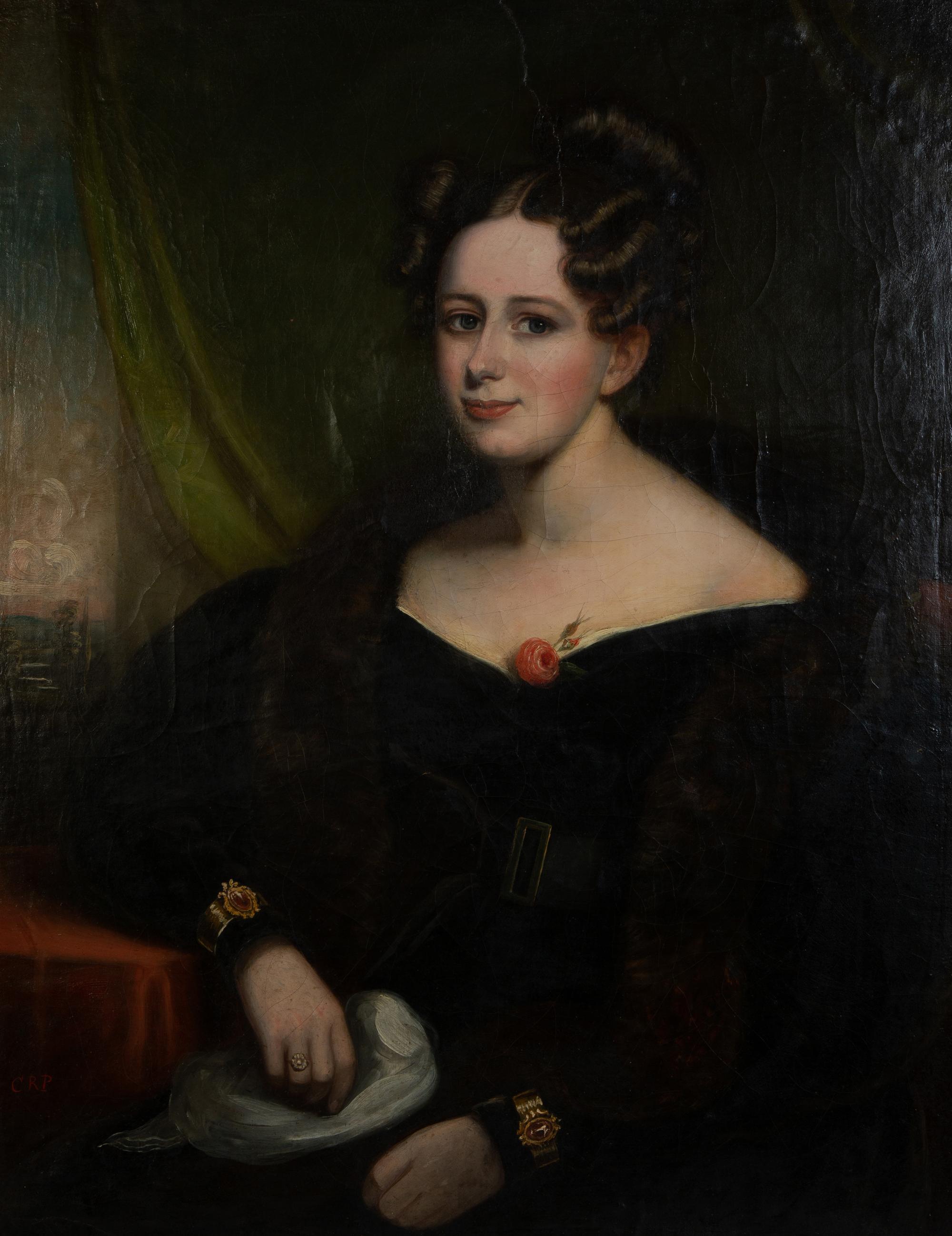 Two Portrait Paintings of a Lady and a Gentleman — EARLY 19TH CENTURY