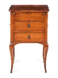 A Louis XV Walnut Table en Chiffonier