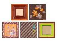 Five Designer Silk Scarves, YSL and Dior