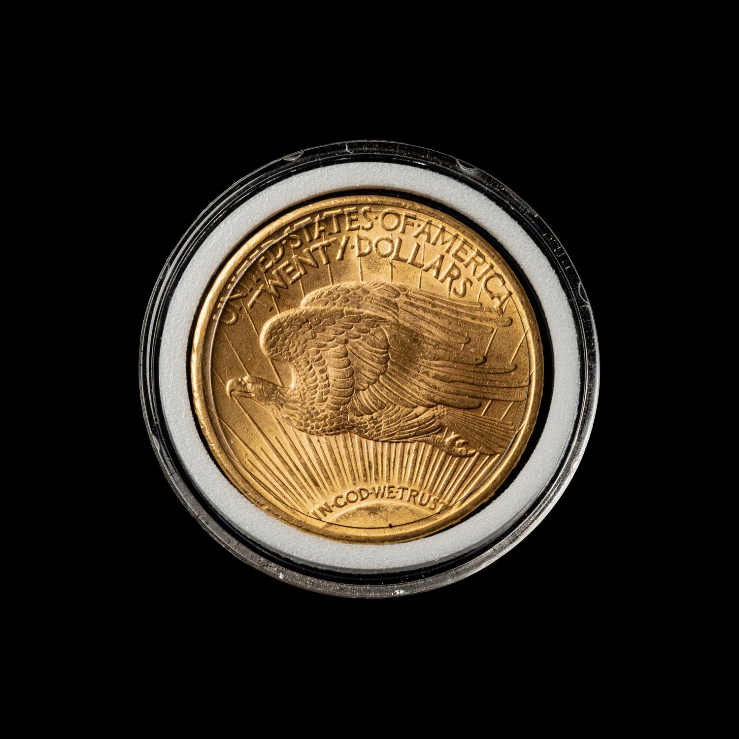 A 1924 Saint Gaudens $20 Gold Coin