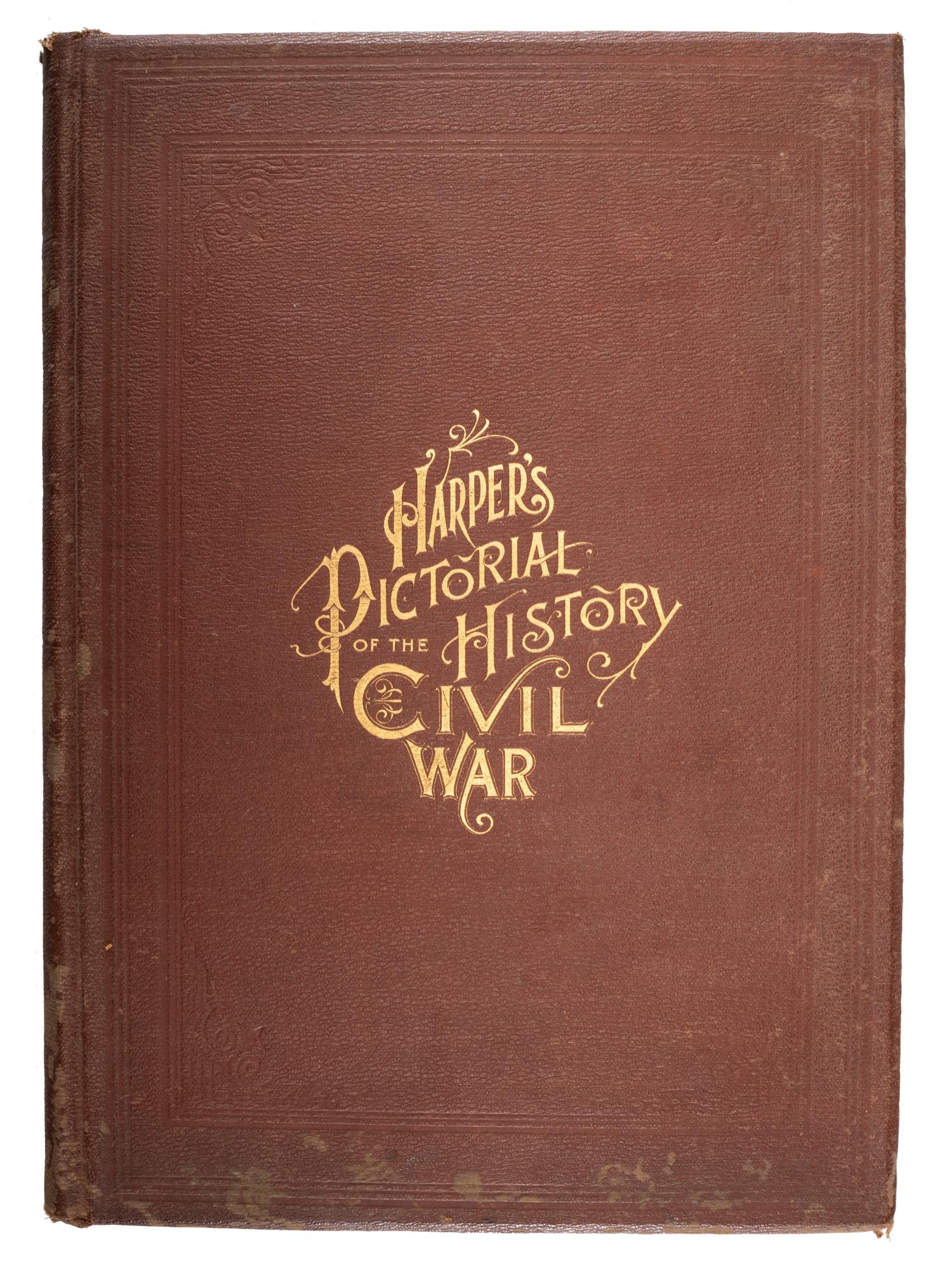 [CIVIL WAR - ART]. A group of assorted Harper's and Frank Leslie pictorial history volumes, comprising: