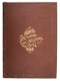 [CIVIL WAR - ART]. A group of assorted Harper's and Frank Leslie pictorial history volumes, comprising: