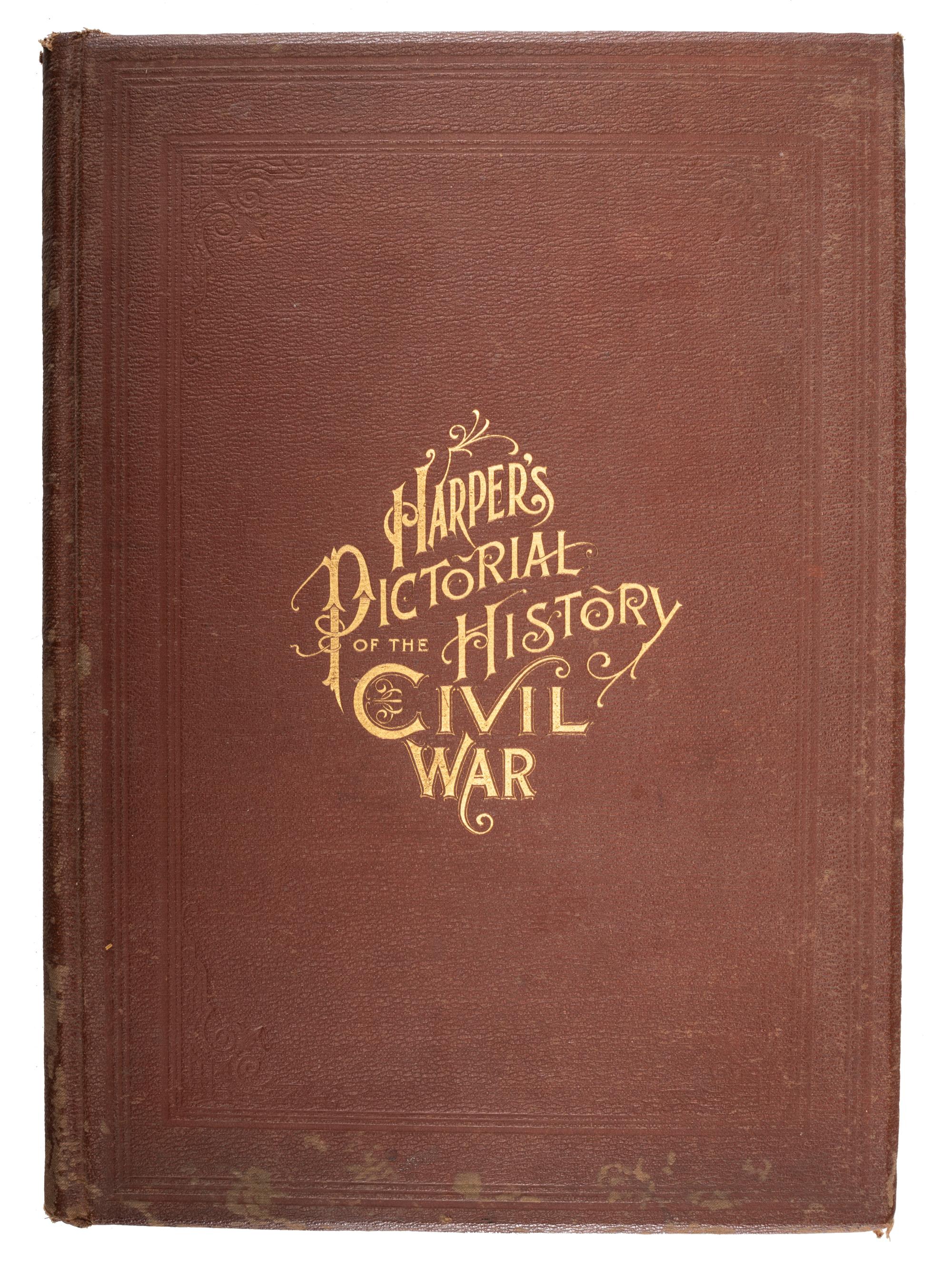 [CIVIL WAR - ART]. A group of assorted Harper's and Frank Leslie pictorial history volumes, comprising: