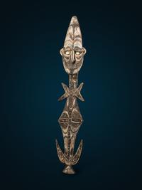 An Iatmul Wood Basket or Suspension Hook