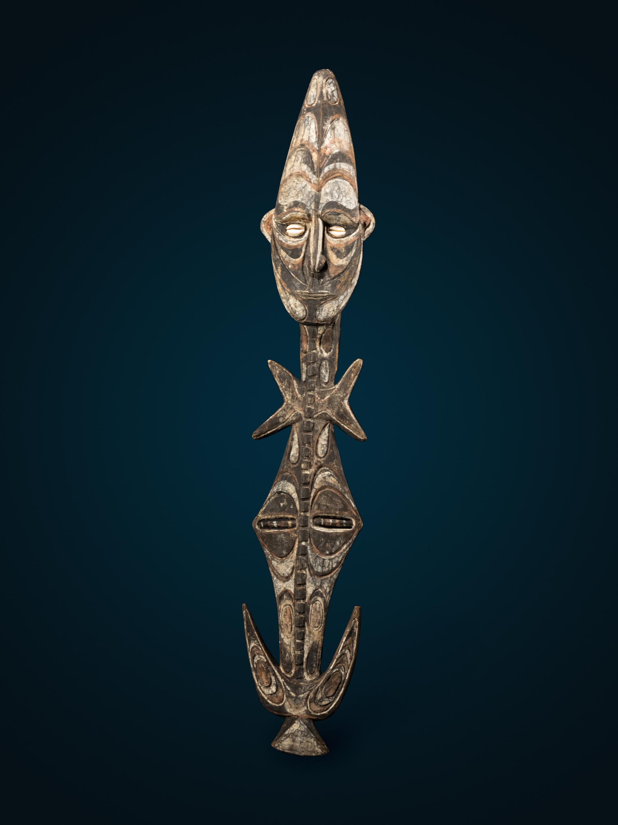 An Iatmul Wood Basket or Suspension Hook