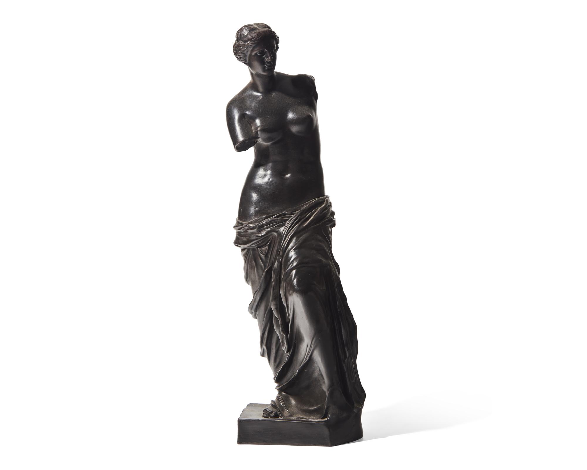 A Wedgwood Black Basalt 'Venus Victrix' Figure