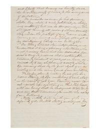 [POLITICS]. Unsigned manuscript, an "American Republican Manifesto," 1845.