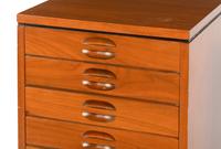 A Pair of Teak Sheet Music Cabinets