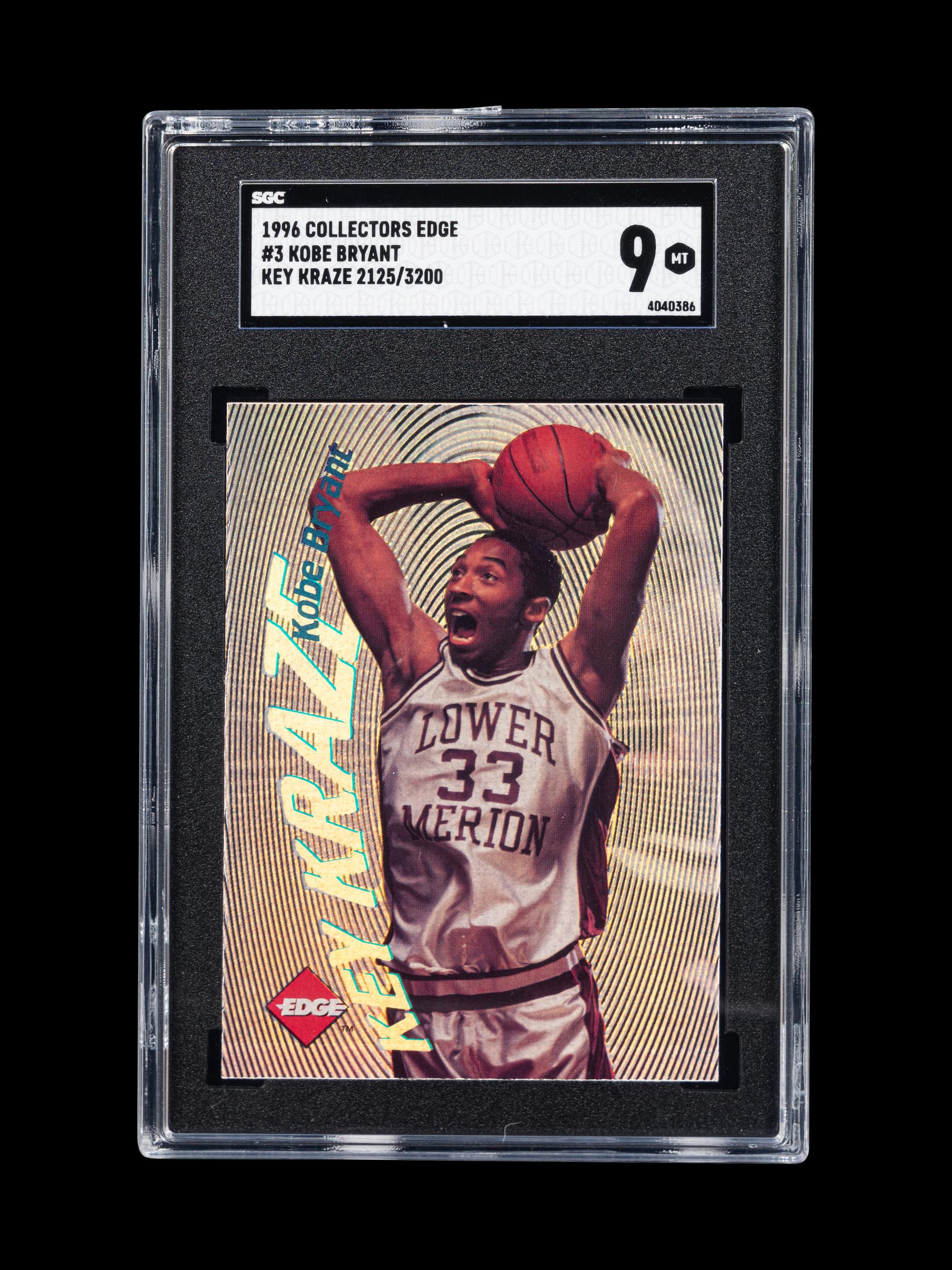 A Group of 1996-97 Collector's Edge Kobe Bryant Rookie Basketball Cards,