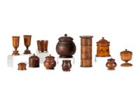 A Collection of Treen and Other Wooden Ware