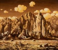 Thomas Lewis 19 1/2 x 20 1/2 inches — (American, 1907-1978)