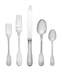 A Christofle Silver-Plate Flatware Service