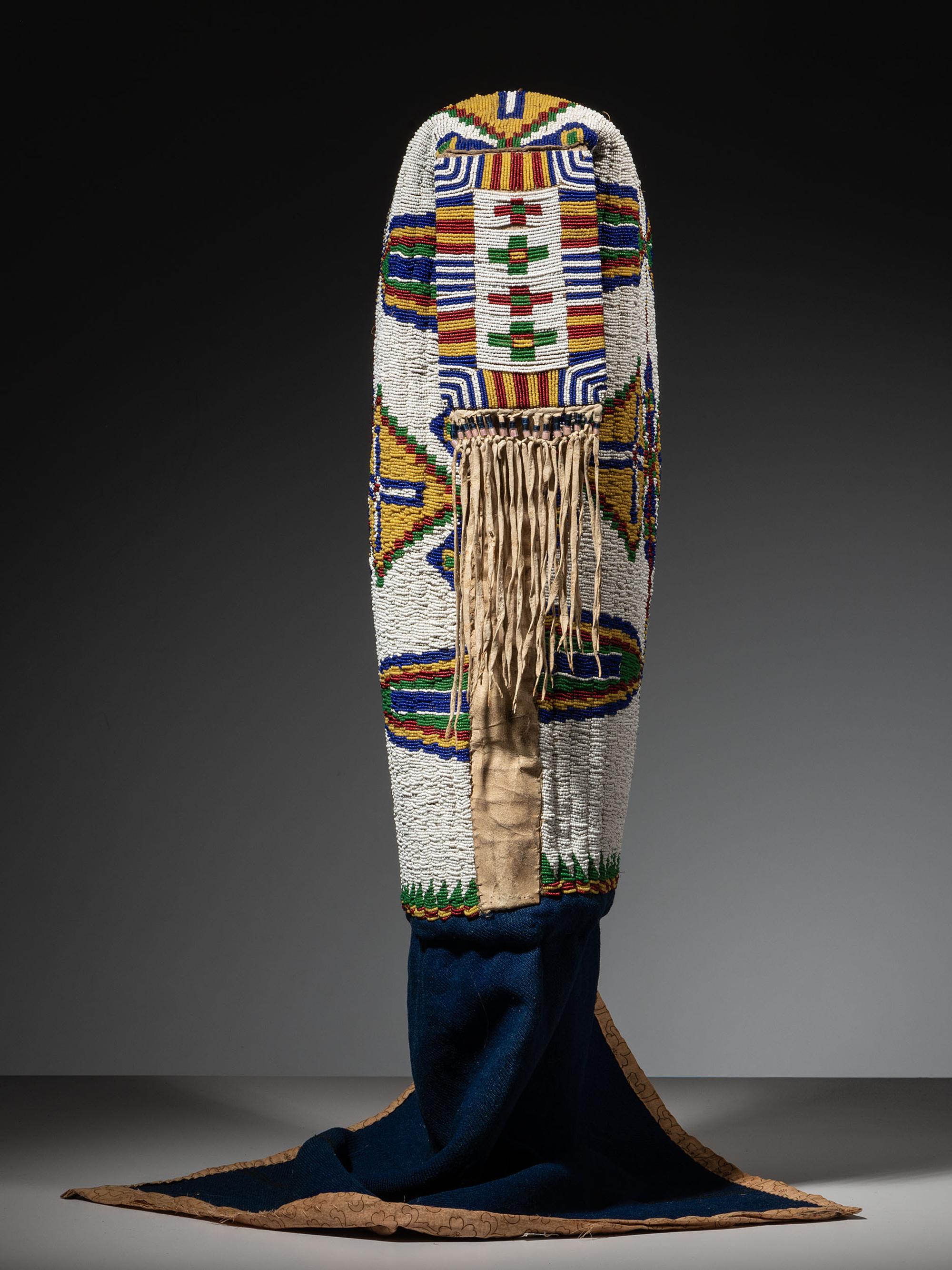 Sioux Beaded Hide Cradle