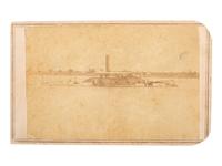 [CIVIL WAR]. MCPHERSON & OLIVER, photographers. CDV of Confederate Ironclad Ram Tennessee . New Orleans, Louisiana: ca 1864.