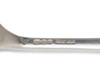 An Assembled Hanoverian Silver Flatware Service