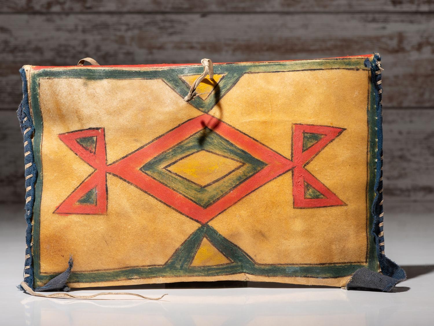 Sioux Painted Parfleche Container