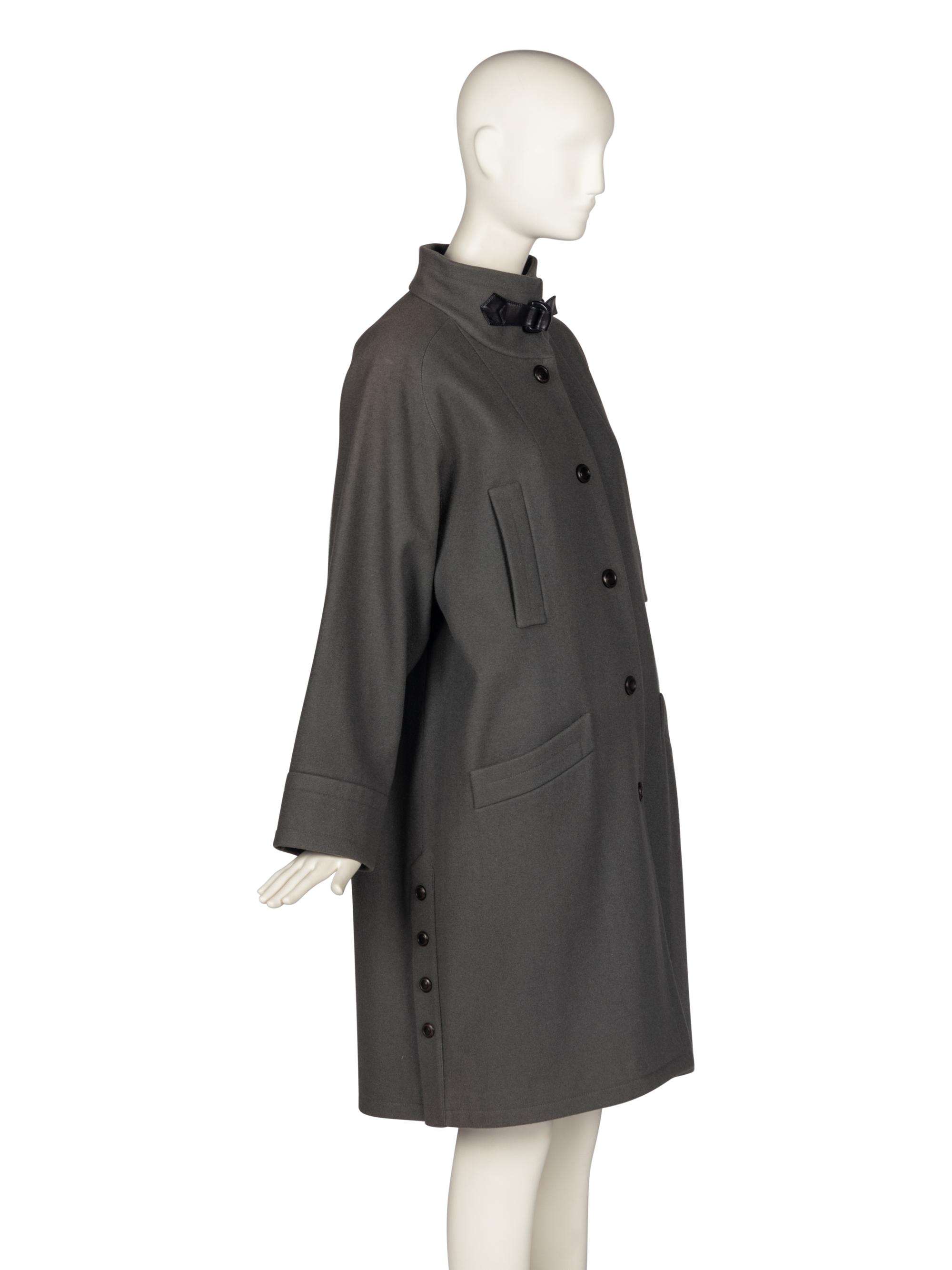 Pierre Cardin Grey Wool Coat