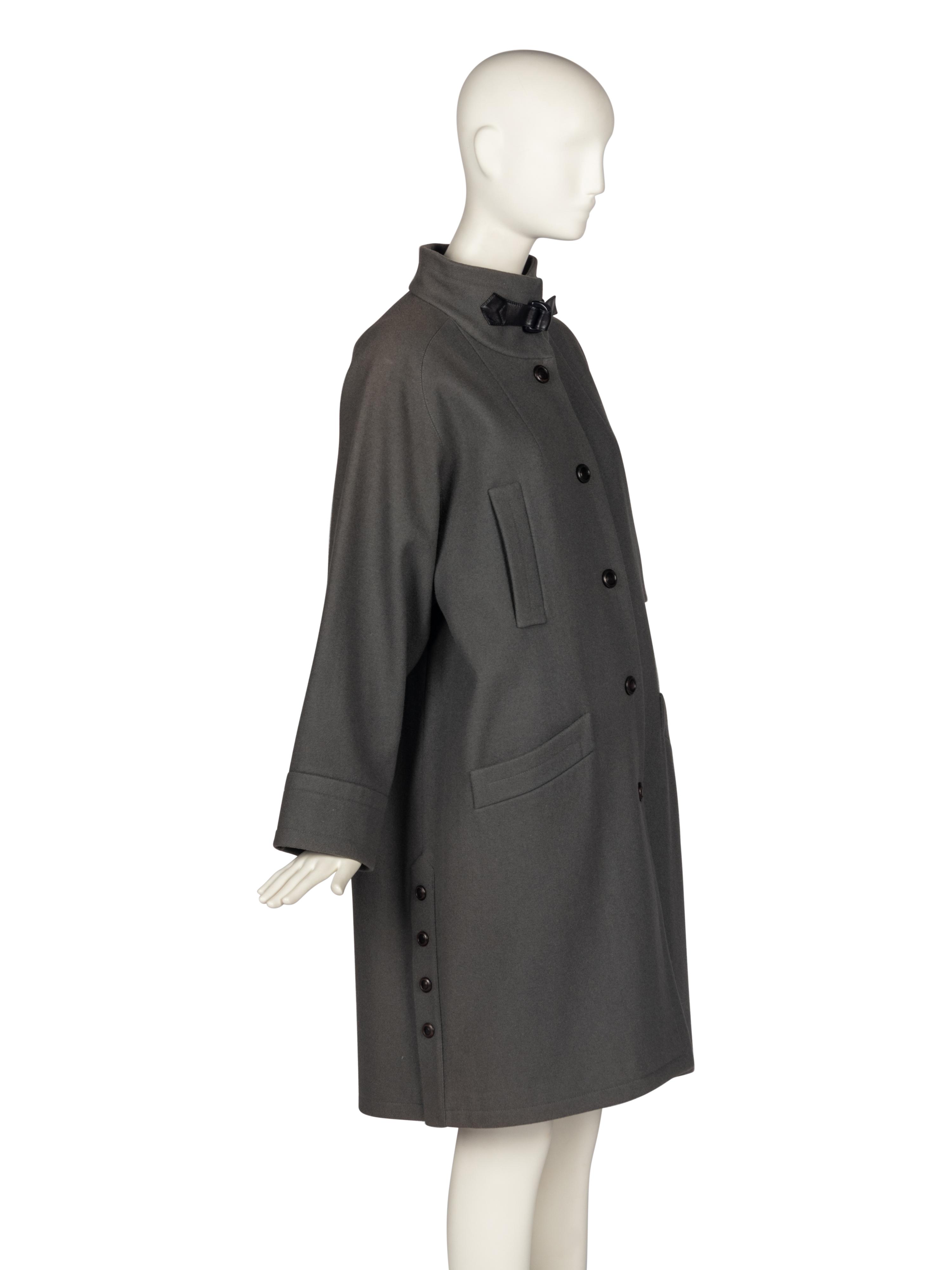Pierre Cardin Grey Wool Coat