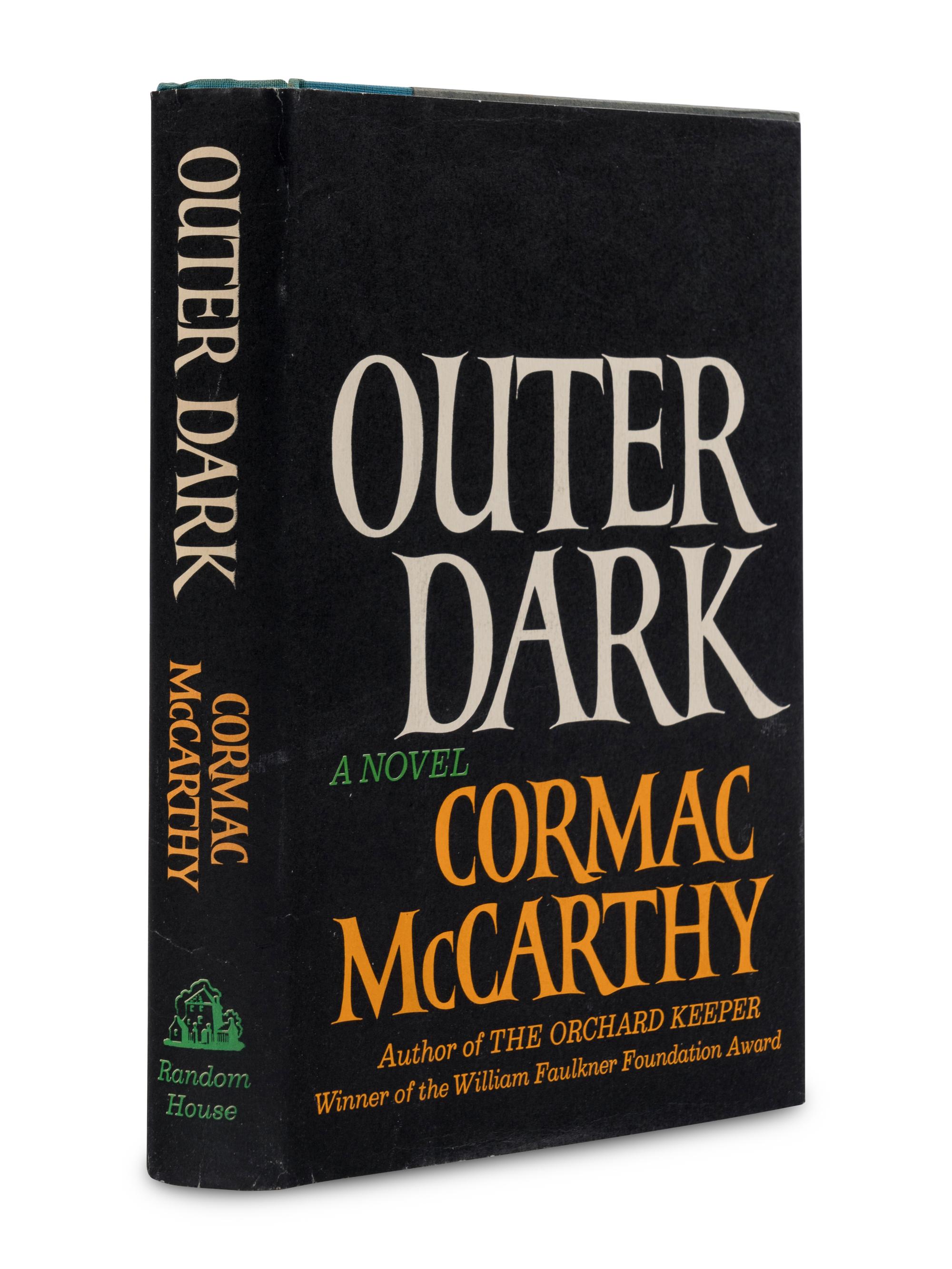 McCARTHY, Cormac (1933-2023). Outer Dark . New York: Random House, 1968.