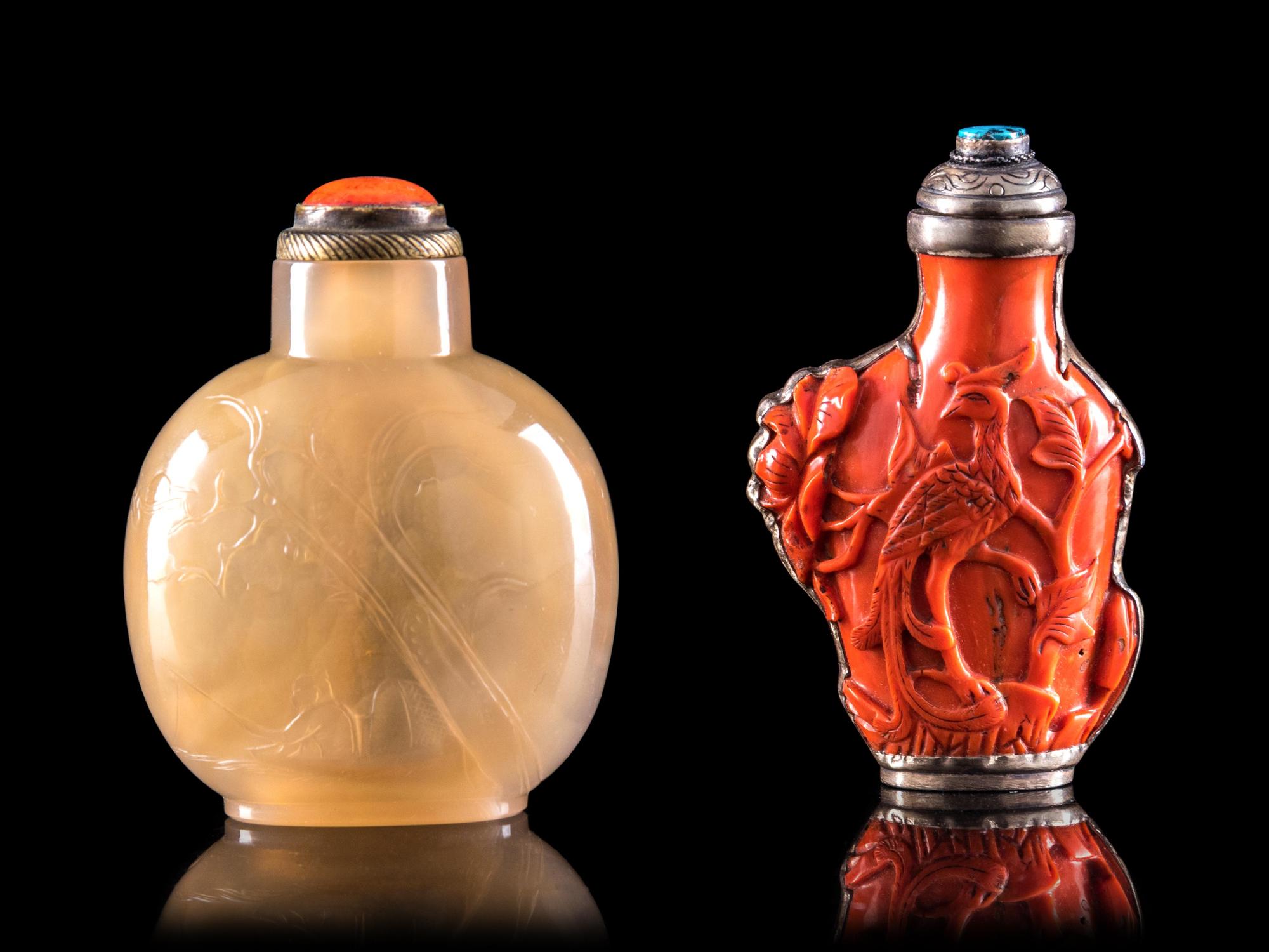 Two Chinese Snuff Bottles